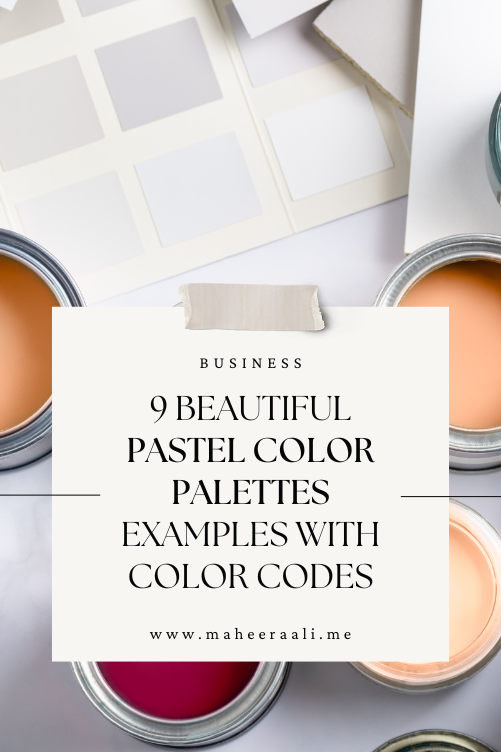 9 Beautiful Pastel Color Palettes Examples with Color Codes